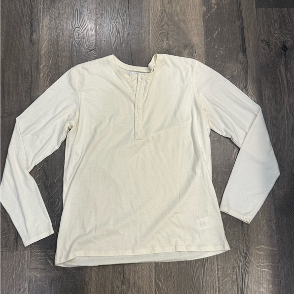 Joe's Jeans Other - Joe's Jeans Cream Long Sleeve Henley Shirt
